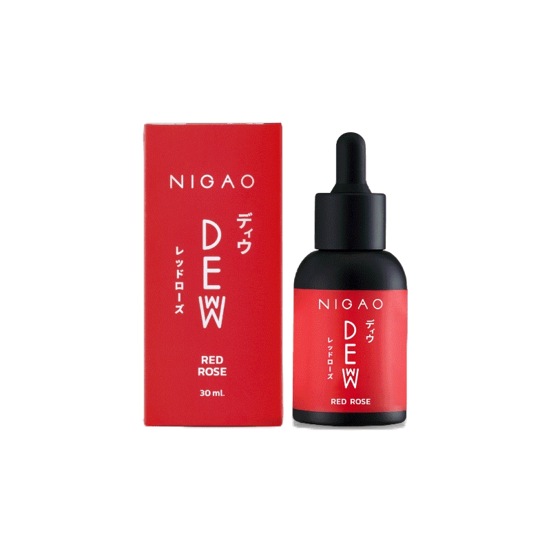 โปรโมชั่น : หยดเปลี่ยนสีผม NIGAO Deww Red Rose | นิกาโอะ ดิวว์ สีย้อมผม สีผม สีแดง 30 ml.