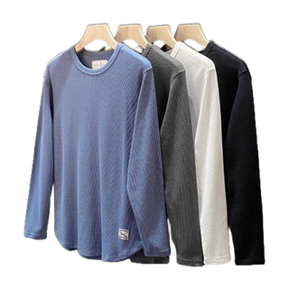 โปรโมชั่น : MNO.9 long-sleeved H15 เสื้อยืดแขนยาว คอกลม ผ้ารังผึ้ง ยืดหยุ่น ระบายอากกาศ