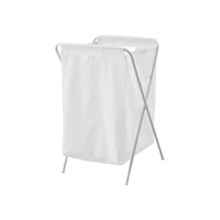 ค่าส่งถูก⚡️ IKEA แท้ ตะกร้าผ้าคุณภาพดี ใช้ทน หิ้วได้ตั้งได้, ตะกร้าผ้า ตะกร้าผ้าสีขาว