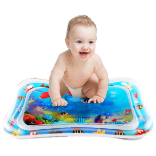 MUISUNGSHOP ฺBABY Slapped pad Water Mat ของเล่นสำหรับเด็กเล็ก ของเล่นทารกแรกเกิด Inflatable Tummy Time เบาะน้ำสำหรับเล่น