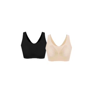 Yume Bra บราไร้โครงแบบมีตะขอ ทรงสวย ฟองน้ำบางเบา นุ่มสบายจนนึกว่าลืมใส่ เรียบเนียนกลืนกับผิว ถอดซักได้ EH-UW012