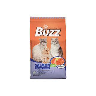 Buzz Balanced อาหารแมว รสปลาแซลมอน สำหรับแมวโต > 1 ปีขึ้นไป ทุกสายพันธุ์ 7 kg