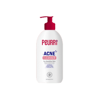 PEURRi Acne Cleanser 500ml. แถมกระเป๋าผ้าsweetbunny+Handnations