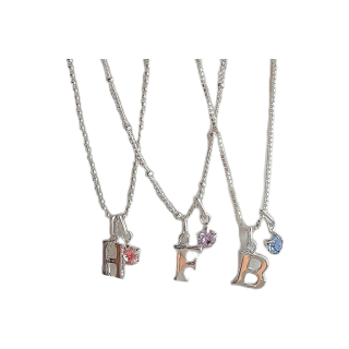 SissyJewelry // สร้อยคอเงินแท้ Customized necklace Mix and match จี้เองได้2จี้ (ใส่จี้ช่องหมายเหตุ) Free gift box