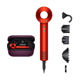 Gift edition Dyson Supersonic™ hair dryer (Topaz orange) with Byzantine Purple Case ไดร์เป่าผม ไดสัน สีส้มโทแพซ