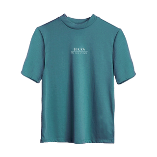 haas เสื้อยืดแขนสั้น ผู้หญิง สกรีน haas original HBUK2241