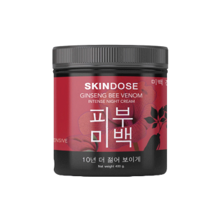 [มี อย.] Skindose ครีมบำรุงผิว Ginseng Bee Venom Intense Night Cream ขนาด 400g