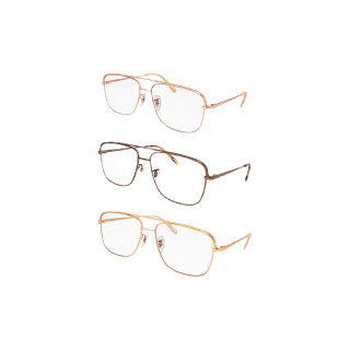 Alondra Kolt x HIGHKOLT Boss Aviators AK5157 กรอบแว่นพร้อมเลนส์ กันแสงสีฟ้า จากหน้าจอคอมจอมือถือ ของแท้ โดย Mireeshop