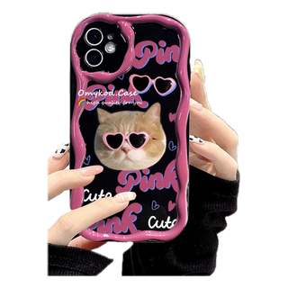 Ready Stock Realme C55 C35 C30 C33 C25Y C25 C20 C15 C11 C25s Realme 8I 5 5S 5i 6i Realme Narzo 50A Wave Cool Kitten Illustration Creative Black Phone Case Soft Protection Back Cover