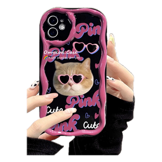 Ready Stock Realme C55 C35 C30 C33 C25Y C25 C20 C15 C11 C25s Realme 8I 5 5S 5i 6i Realme Narzo 50A Wave Cool Kitten Illustration Creative Black Phone Case Soft Protection Back Cover