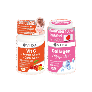 11.25 [Vida Vit C Acerola Cherry&Camu-Camu] วีด้า วิตซี คามูคามู [Vida Collagen DipeptideC] วีด้า คอลลาเจน ไดเปปไทด์ซี