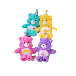 ของแท้ 100%Care Bear แคร์แบร์ ตุ๊กตาแคร์แบร์ Care Bears หมีแคร์แบร์ หมีสายรุ้งน่ารัก
