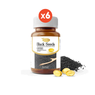 [คืนเงิน 25%] โค้ด CCB6JAN [6 กระปุก] Protriva Black Seeds น้ำมันงาดำสกัดเย็น 30 แคปซูล