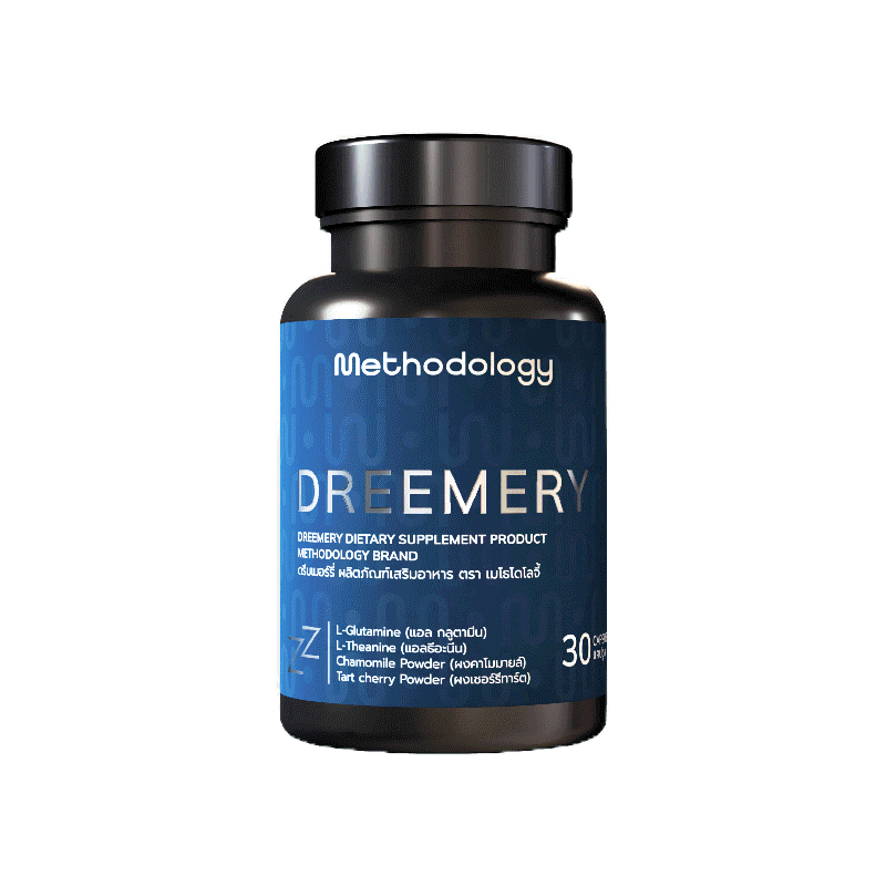 Methodology Dreemery วิตามินช่วยนอนหลับด้วยเมลาโทนินธรรมชาติ ช่วยให้หลับเต็มอิ่มเหมือนปิดสวิตซ์