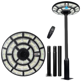 โปรโมชั่น : KONIG 250000W ไฟโซล่าเซลล์ 【รับประกัน10ปี】 ไฟสนาม UFO ไฟถนนยูเอฟโอ ไฟถนนled กันน้ำ ป้องกันฟ้าผ่า Solar Street Light