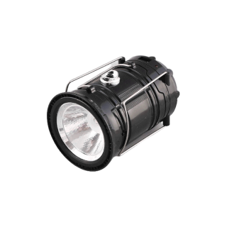 ไฟตะเกียง LED ไฟตะเกียงแคมปิ้ง ตะเกียงโซล่า+ไฟฉาย โคมไฟ LED อเนกประสงค์ ชาร์จไฟได้ มีUSB พลังงานแสงอาทิตย์ ไฟตกแต่ง