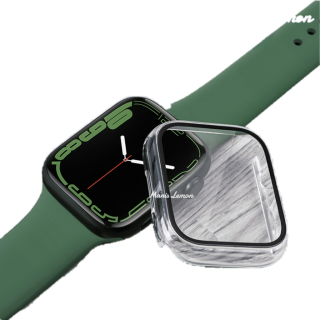 Manis Lemon เคส ฟิล์ม กระจกเทมเปอร์ สำหรับ Smart Watch Serie 8 3 5 4 SE 6 7 2 1 Ultra 49 45 44 40 41 38 42 mm มม.