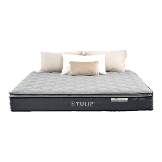 โปรโมชั่น : NEW TULIP ที่นอนพ็อกเก็ตสปริง กันไรฝุ่น นุ่มแน่น สุญญากาศแบบกล่อง หนา 9 นิ้ว รับประกัน 10 ปี รุ่น NEW YORK ส่งฟรี