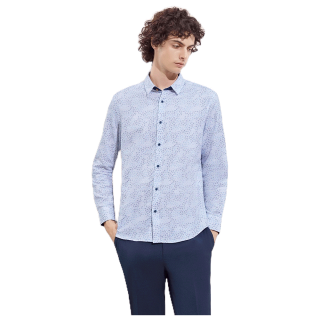 โปรโมชั่น : G2000 เสื้อเชิ้ตผู้ชาย ทรงสมาร์ทฟิต SMART FIT รุ่น 2612087274 BLUE เสื้อเชิ้ต เสื้อผ้า เสื้อผ้าผู้ชาย