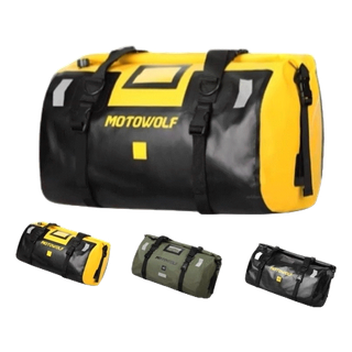 [ในไลฟ์แจกโค้ดลด 100- ] MOTOWOLF MDL 0717 ใหม่ Waterproof Bag กระเป๋ากันน้ำ มัดท้ายสำหรับรถมอเตอร์ไซด์ กระเป๋าเดินทาง