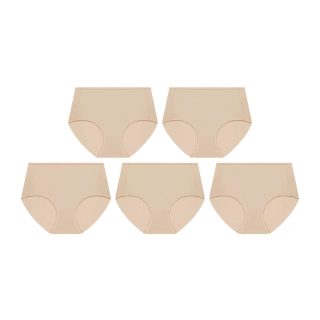 Sabina กางเกงชั้นใน (Set 5 ชิ้น) รุ่น Panty Zone รหัส SUXZM5109C3 สีเนื้อเข้ม