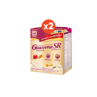 โปรโมชั่น : ใหม่ Glucerna SR กลูเซอนา เอสอาร์ วานิลลา แบบกล่อง 2.4Kg 1200 กรัม x2 Glucerna SR Vanilla 2.4Kg 1200g x2