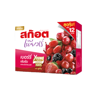 โปรโมชั่น : Scotch สก๊อต เพียวเร่ เบอร์รี่สูตรใหม่ เพิ่มยังเบอร์รี่ 40 มล. แพ็ก 12 ขวด จำนวน 1 แพ็ก