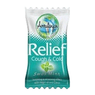 1 เม็ด ลูกอม Amrutanjan Relief Candy รวมรส คละรส บรรเทาอาการระคายเคืองคอ หอม อร่อย