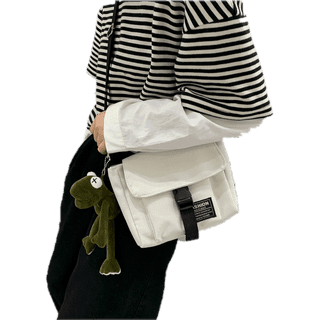 โปรโมชั่น : 【พร้อมส่ง】miss bag fashion กระเป๋าสะพายข้าง ผ้าแคนวาส รุ่น D-1515