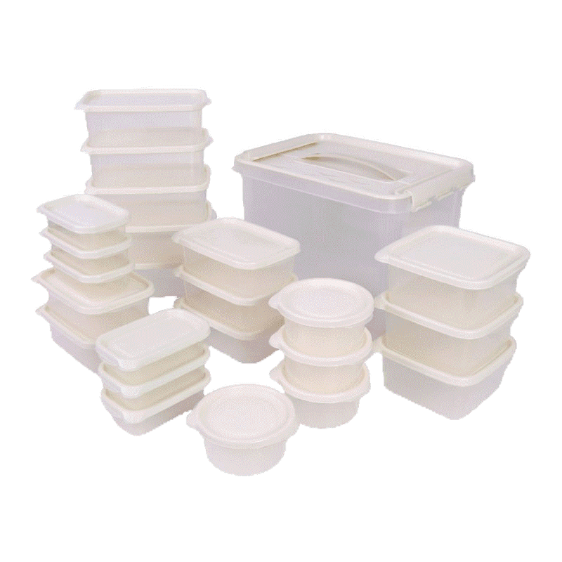 Super Lock ชุดกล่องใส่อาหารสุดคุ้ม Chef Box สีมินิมอล รวม 48 ชิ้น (24 กล่อง) รุ่น 6613-S48 มี BPA Free เข้าไมโครเวฟได้ เข้าช่องแข็งได้