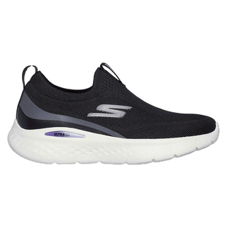 Skechers สเก็ตเชอร์ส รองเท้าผู้หญิง Women Aurora Sky Shoes - 129440-BKLV Air-Cooled Goga Mat Machine Washable, Ortholite, Our Planet Matters- Recycled, Stretch Fit, Mstrike, Ultra Go