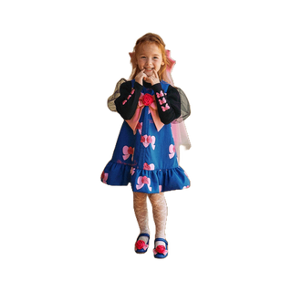 พร้อมส่ง「สินค้าลิขสิทธิ์แท้」Iris kids Little princess dress/shirt IKD0156-IKS0156-IKH0156 เสื้อผ้าเด็ก ชุดเดรส ผ้าคลุม