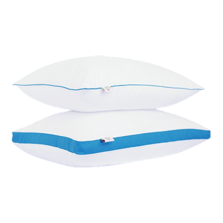 ibed หมอนหนุนโรงแรม Sof-touch สัมผัสนุ่มแบบ 3D รุ่น I และ II ป้องกันไรฝุ่น ซักเครื่องได้ หลับสบายไม่ร้อนหัว (19x29 นิ้ว)