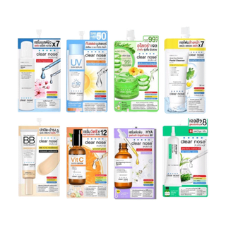 (1 ซอง) Clear Nose เคลียร์โนส BB Concealer/Black Mask/Solution Serum/Facial Cleanser/Dark Spot Serum/Acne Gel/UV Sun