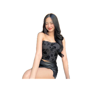HotBra เสื้อครอปสายเดี่ยว CC 668