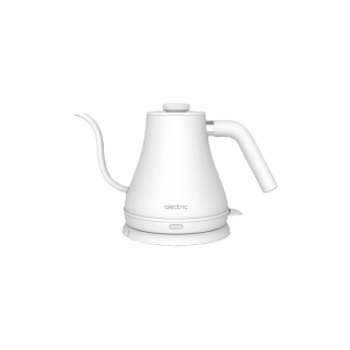 [เหลือ 841 ทักแชท] Alectric Electric Kettle กาดริปกาแฟไฟฟ้า 0.8L. รุ่น Dripper S White - รับประกัน 3 ปี