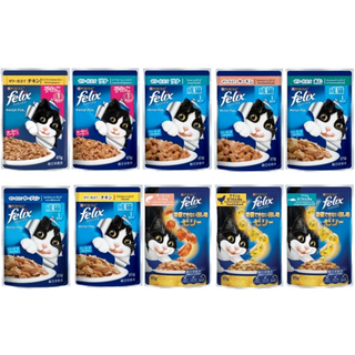[12 ซอง] FELIX เฟลิกซ์ อาหารเปียกแมว ขนาด 85 กรัม