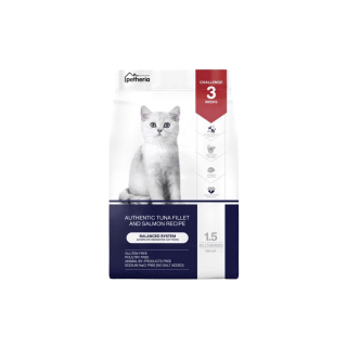 Petheria อาหารแมวพรีเมี่ยม1.5 kg ไม่ผสมแป้งข้าวโพด ไม่มีกลูเตน ทุกสูตร