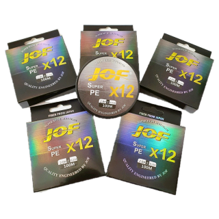 โปรโมชั่น : เหลือ 125 โค้ด DHP1TW  สาย PE JOF ถัก12 ยาว 100 เมตร สีรุ้ง มัลติดคัลเลอร์