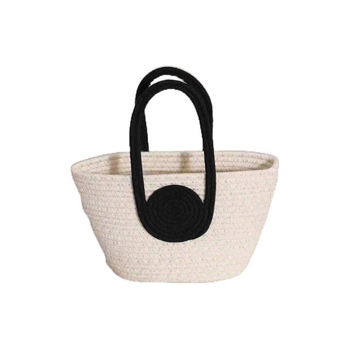 【พร้อมส่ง】miss bag fashion กระเป๋าสาน กระเป๋าแฟชั่นผู้หญิงง รุ่น D-1483