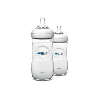 Philips Avent ขวดนมรุ่นเนเชอร์รัลขนาด 11 ออนซ์จำนวน 2 ขวด SCF696/23