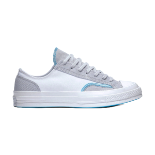 Converse รองเท้าผ้าใบ รุ่น Chuck 70 Overlays Ox White/Grey - A01417Ch2Wtgy - สีขาว/เทา Unisex