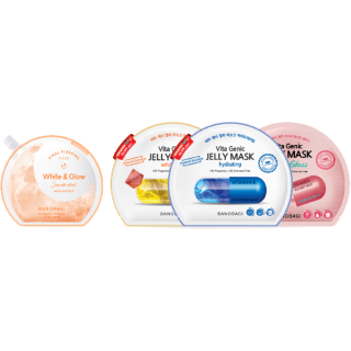 (Set 3 Days ) BANOBAGI Jelly Mask for Whitening & Glossy look (4 pcs.)