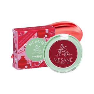 Mesane สามเกลอ Lip Balm สมุนไพรสีน้ำกระเจี๊ยบ ลิปบาล์ม 3 in 1 ตา แก้ม ปาก เกลี่ยง่ายบางเบา ติดทนกันน้ำ กันเหงื่อ ขนาด 2g