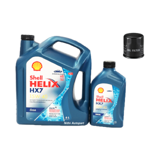 [ใหม่ 2023] น้ำมันเครื่อง Shell Helix HX7 Diesel ดีเซล กึ่งสังเคราะห์ 15w-40 15w40 CI4