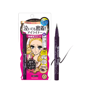 คิสมี สมูท ลิควิด อายไลเนอร์ สูตรกันน้ำ KISS ME Heroine Make Smooth Liquid Eyeliner Super Keep