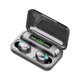 โปรโมชั่น : TWS-F9Wireless bluetooth 5.0 headset Earphone Earbud หูฟังบลูทูธ สเตอริโอ หูฟังเล่นเกมส์ แยกเสียงซ้ายขวา รุ่น F9
