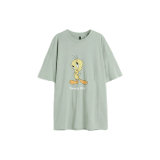 H&M Woman Oversized printed T-shirt 1162785_5