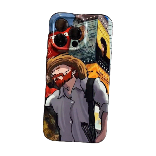 ส่งจากไทเคสไอโฟน 14Pro max Van Gogh แนวโน้ม กราฟฟิตี เคส for iPhone 11 12 13 14 13Pro 12Pro max case