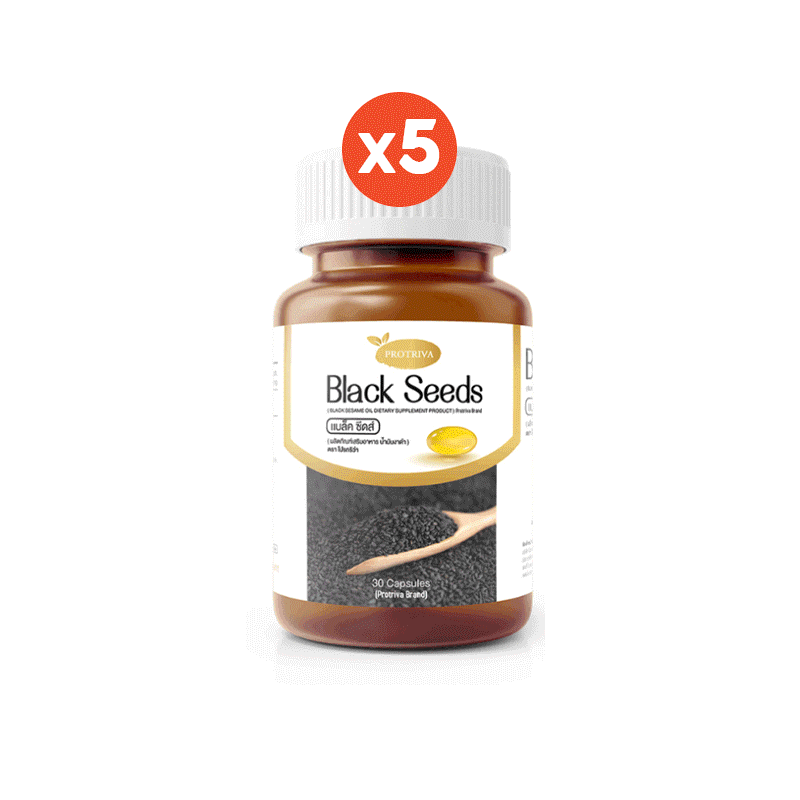 🔥11.15🔥ส่งฟรี [ซื้อผ่าน Live สด ลดเพิ่ม 500] Protriva Black Seeds แบล็คซีดส์ น้ำมันงาดำสกัดเย็น บรรเทาอาการปวดข้อเข่า